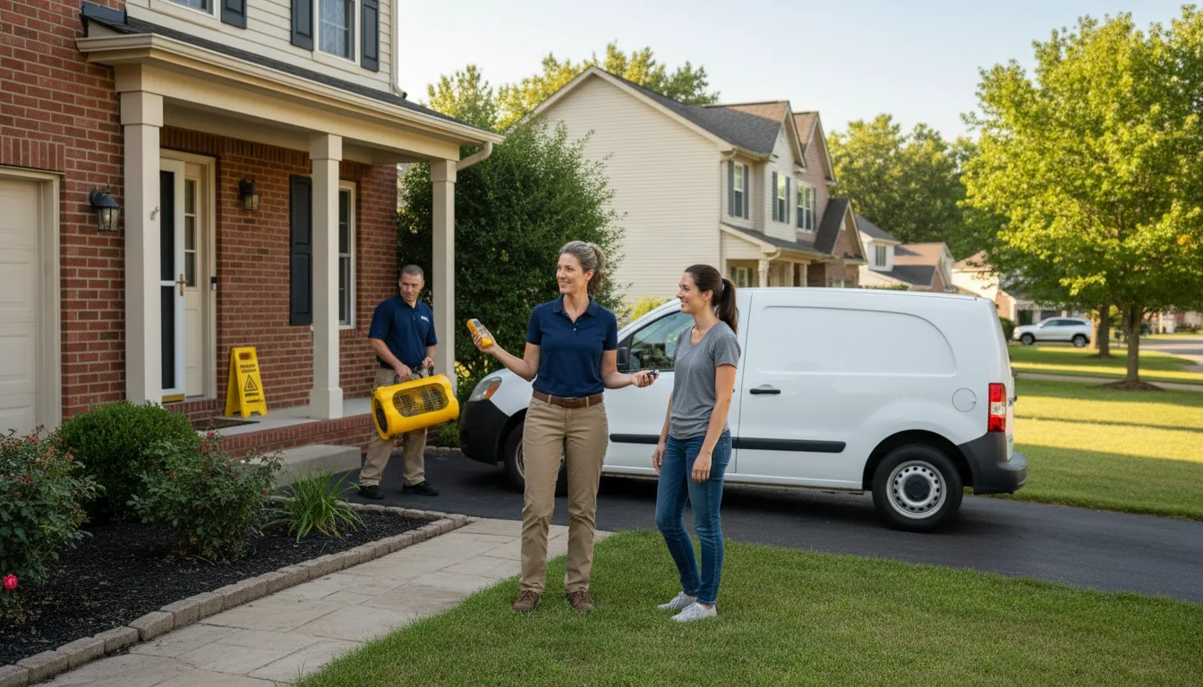 Water restoration image for Mold Remediation in Chillicothe, OH